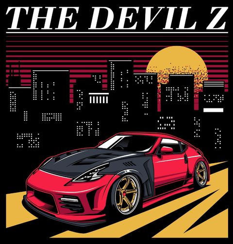Obrázek produktu Pánské tričko Nissan 370Z The Devil Z