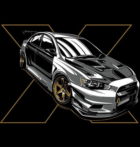 Obrázek produktu Dámské tričko Mitsubishi Lancer Evolution X