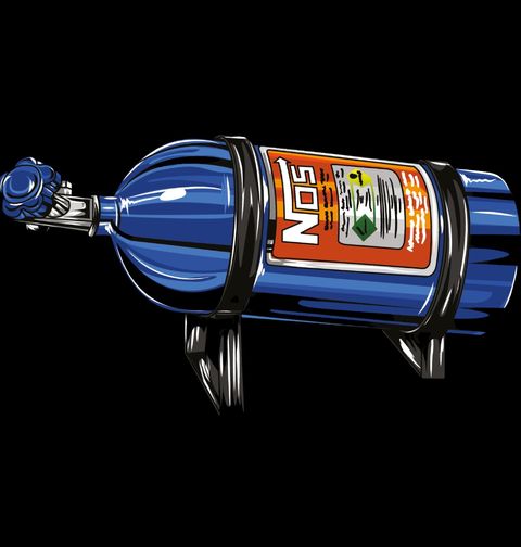 Obrázek produktu Pánské tričko Racing NOS Láhev Nitrous Bottle