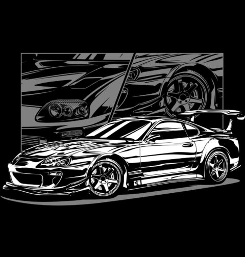 Obrázek produktu Dětské tričko Driftující Supra