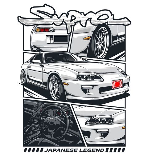 Obrázek produktu Pánské tričko Supra Japanese Legend