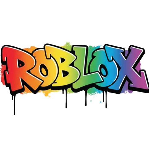 Obrázek produktu Dětské tričko Duhové Roblox Graffiti