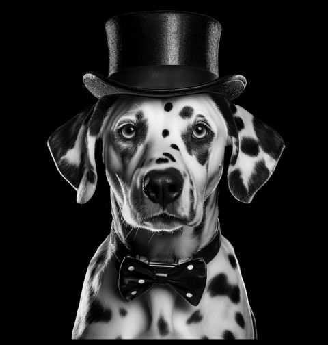 Obrázek produktu Pánská mikina Gentleman Dalmatian
