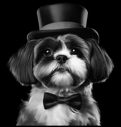 Obrázek produktu Pánská mikina Gentleman Shih-tzu