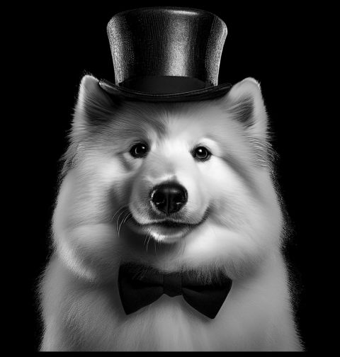 Obrázek produktu Dětské tričko Gentleman Samojed