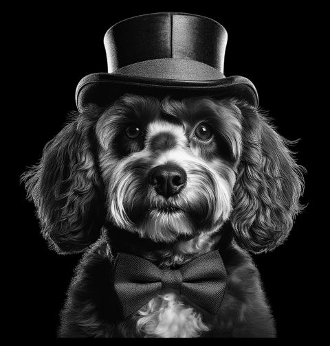 Obrázek produktu Dámské tričko Gentleman Cockapoo