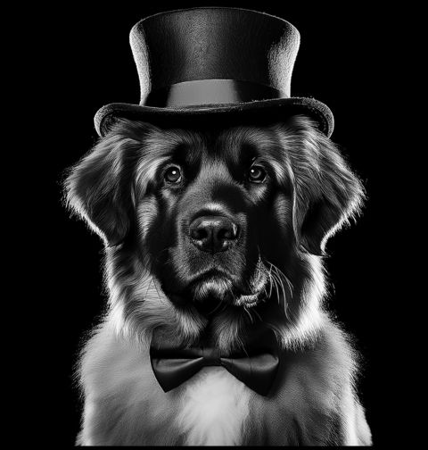 Obrázek produktu Dámské tričko Gentleman Leonberger