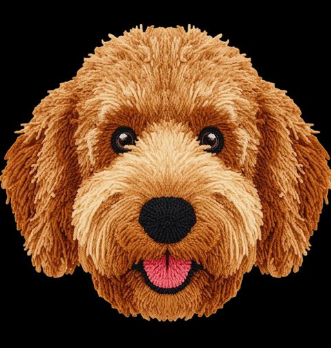 Obrázek produktu Pánská mikina Háčkovaný Labradoodle