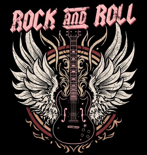 Obrázek produktu Pánské tričko Kytara Svobody Rock and Roll