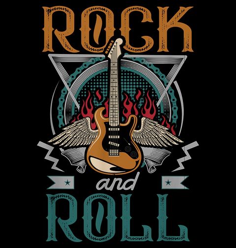 Obrázek produktu Dětské tričko Ohnivá Křídla Rocku Rock and Rollu