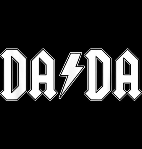 Obrázek produktu Pánské tričko Rockový Táta Dada ACDC
