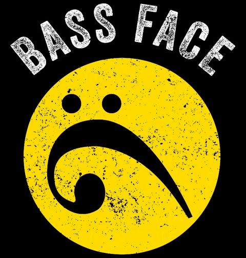 Obrázek produktu Dětské tričko Basový Klíč Emoji Bass Face