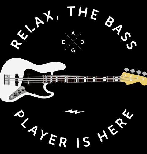 Obrázek produktu Dětské tričko Klid, basák je tady Relax, The Bass Player Is Here