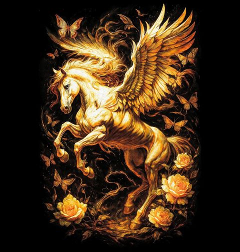 Obrázek produktu Pánská mikina Okřídlený Kůň Pegasus
