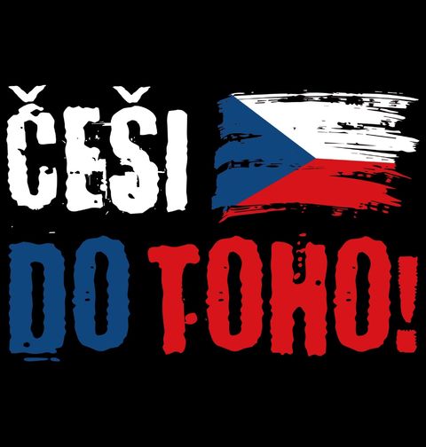 Obrázek produktu Dětské tričko Hrdí Češi do toho!