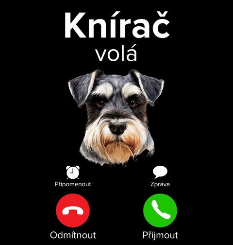 Obrázek produktu Dětské tričko Knírač volá Phone Call