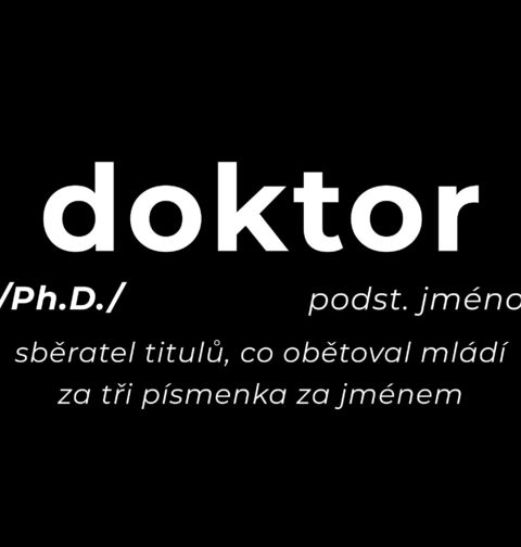 Obrázek produktu Pánské tričko Definice Doktor: Ph.D.
