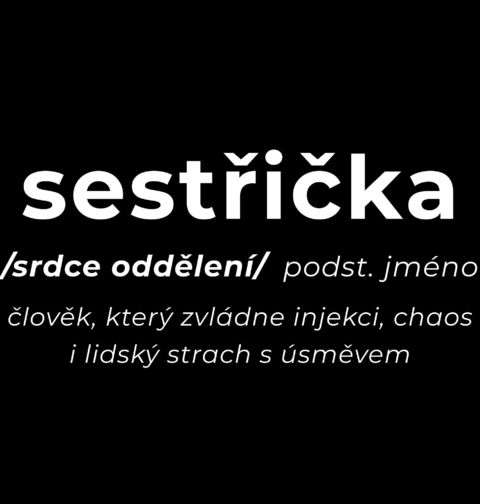 Obrázek produktu Dámské tričko Definice Sestřička: Srdce oddělení