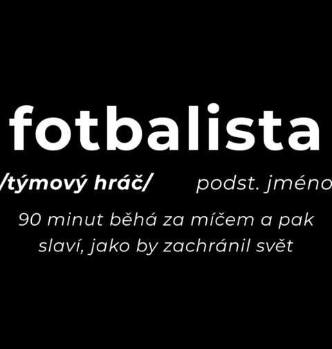 Obrázek produktu Pánské tričko Definice Fotbalista: Týmový hráč