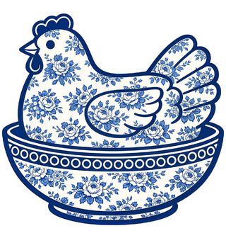 Obrázek 2 produktu Pánské tričko Květinová Slepice z Porcelánu Folk