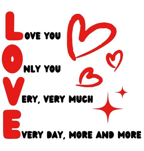 Obrázek produktu Dětské tričko Miluji tě Love You Only You