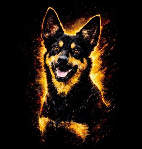 Obrázek produktu Pánská mikina Australská kelpie
