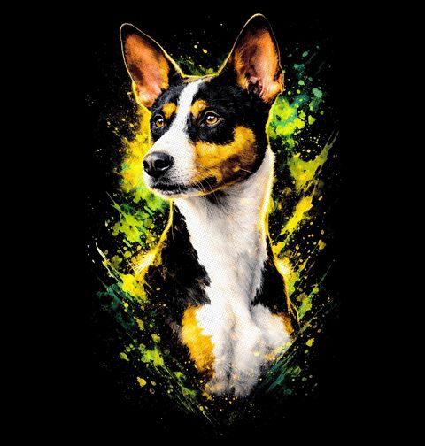 Obrázek produktu Dámské tričko Africký Basenji