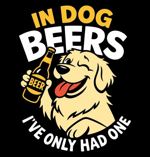 Obrázek produktu Pánská mikina In Dog Beers I’ve Only Had One