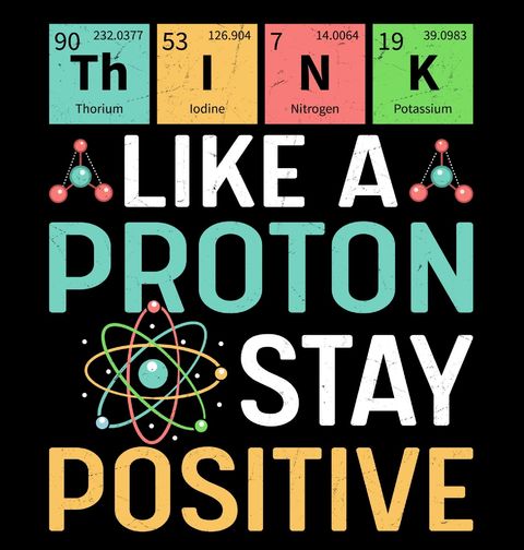 Obrázek produktu Dámské tričko Mysli jako Proton Think Like a Proton