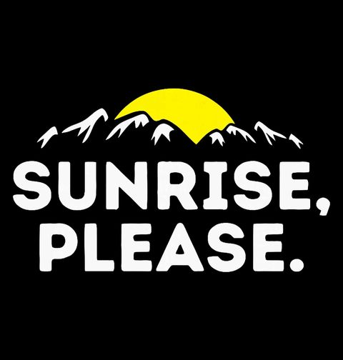 Obrázek produktu Dětské tričko Východ Slunce Prosím Sunrise Please