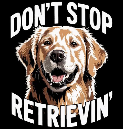 Obrázek produktu Dámské tričko Veselý Retrívr Don’t Stop Retrievin’