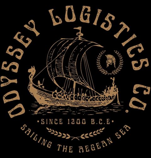 Obrázek produktu Dámské tričko Vikingská Loď Odyssey Logistics