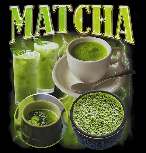 Obrázek produktu Pánské tričko Matcha Zelená Energie v Šálku