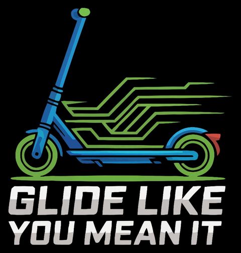 Obrázek produktu Dámské tričko Koloběžka Glide Like You Mean It