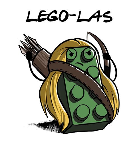 Obrázek produktu Dámské tričko Lego-las Lukostřelec
