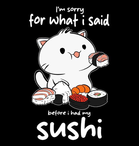 Obrázek produktu Pánské tričko Sushi Kočka