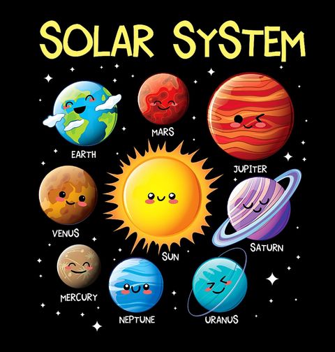 Obrázek produktu Pánské tričko Slunenčí Soustava Solar System
