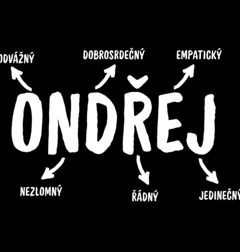 Obrázek produktu Pánské tričko Popis Jména Ondřej