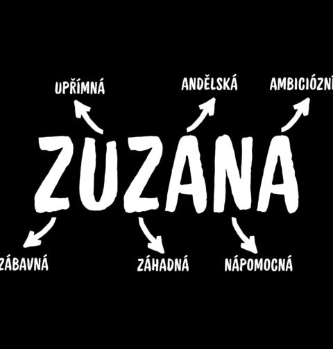 Obrázek produktu Dámské tričko Popis Jména Zuzana