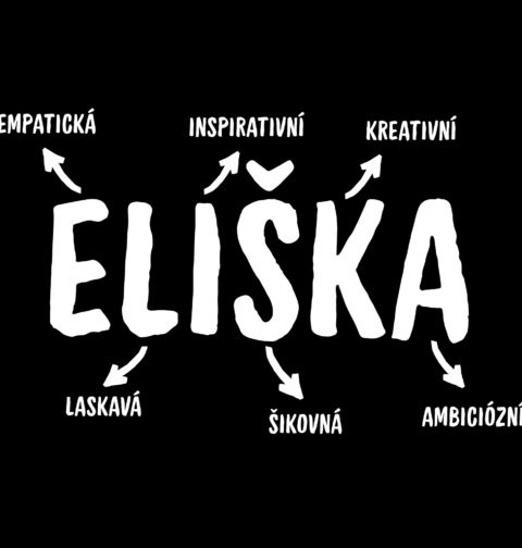 Obrázek produktu Dámské tričko Popis Jména Eliška