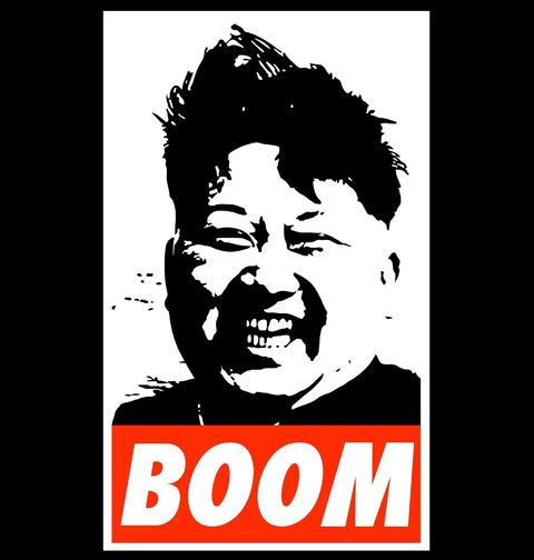 Obrázek produktu Dámské tričko Kim Čong-un Boom