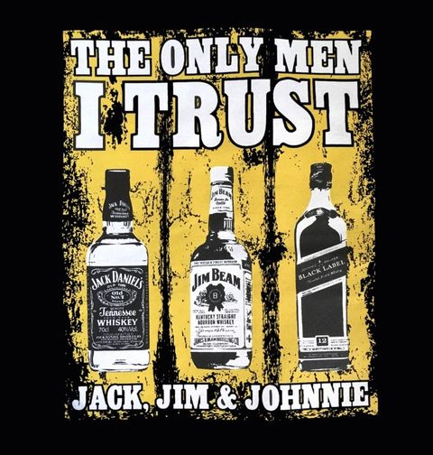 Obrázek produktu Pánské tričko Jediní komu věřím: Jack, Jim and Johnie