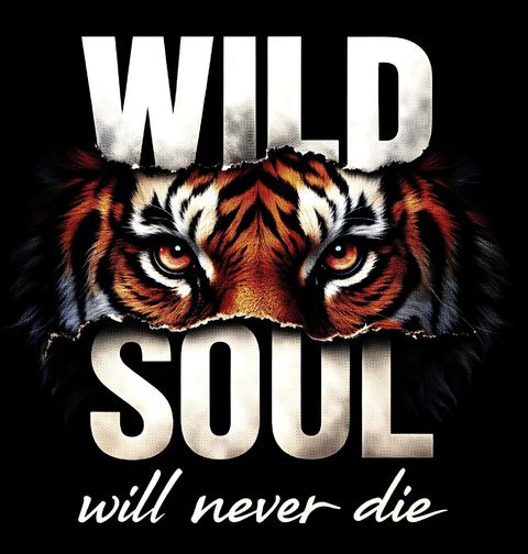 Obrázek produktu Dámské tričko Divoká Duše Tygra Wild Soul Will Never Die