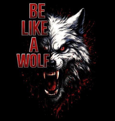 Obrázek produktu Dámské tričko Buď jako Vlk Be like a Wolf