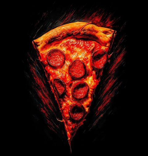Obrázek produktu Dámské tričko Salámová Pizza