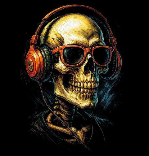 Obrázek produktu Pánská mikina DJ Kostlivec – Beat až za Hrob