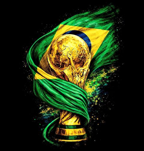 Obrázek produktu Pánské tričko Brazilská Trofej FIFA World Cup