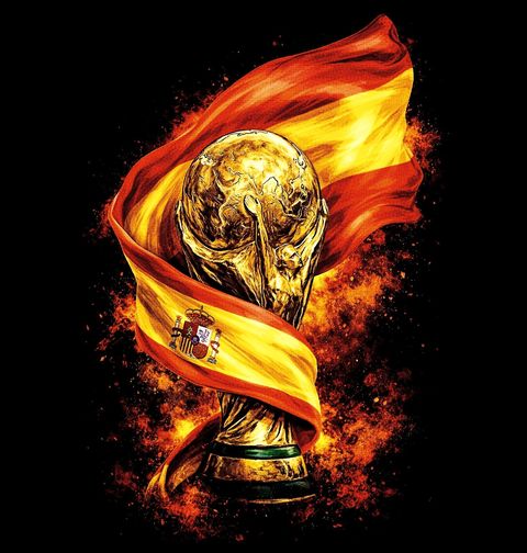 Obrázek produktu Dětské tričko Španělská Trofej FIFA World Cup