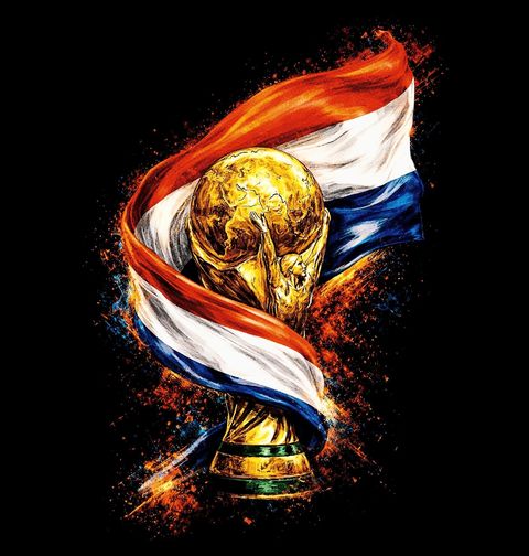 Obrázek produktu Pánské tričko Nizozemská Trofej FIFA World Cup