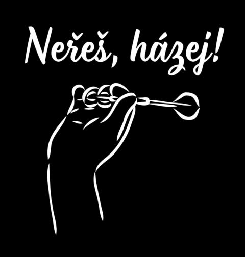 Obrázek produktu Pánská mikina Neřeš a Házej! Šipky